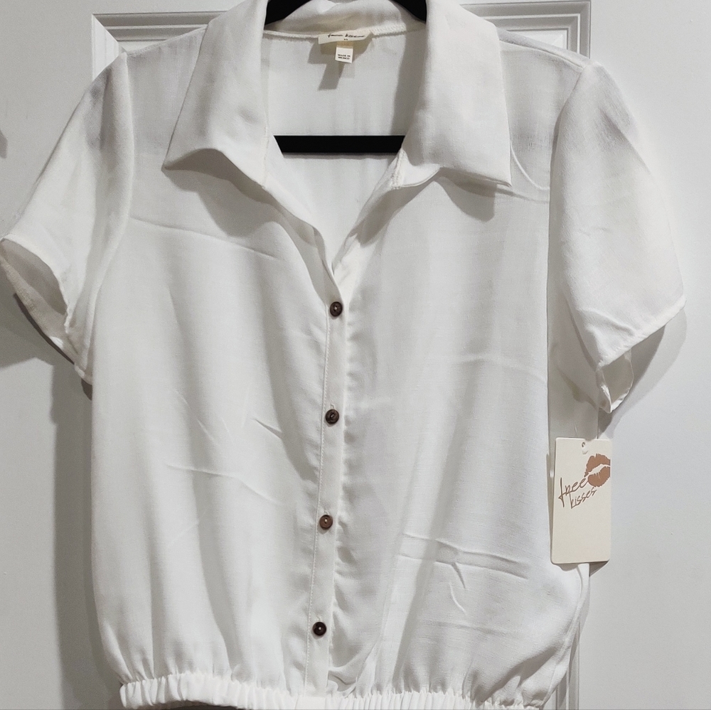 Free Kisses Cottagecore Blouse